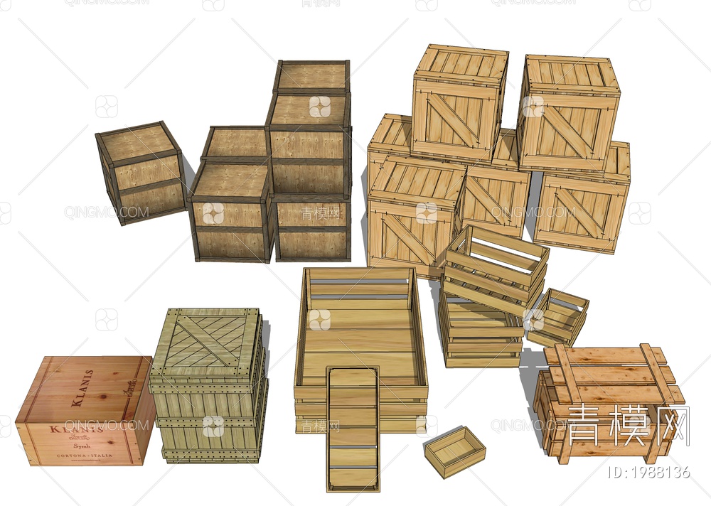 木箱 木盒