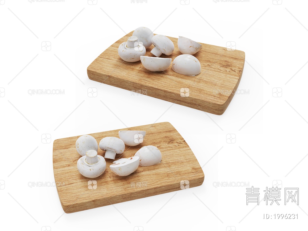 蔬菜 砧板 蘑菇