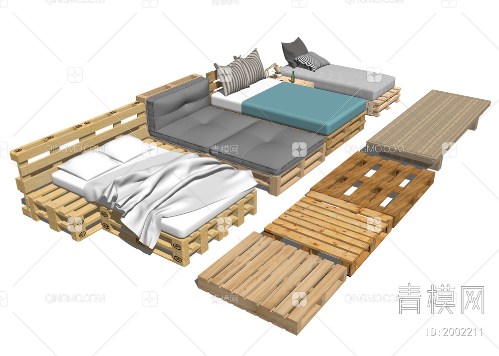 木架床 木板床