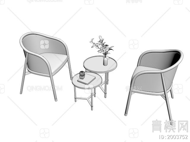 休闲桌椅 单人椅