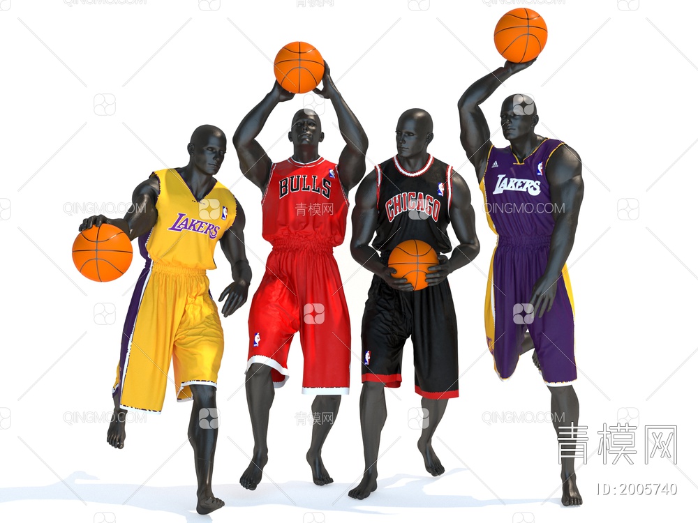 篮球运动员模特