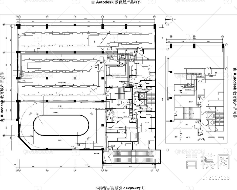 28套高层建筑强弱电CAD施工图纸