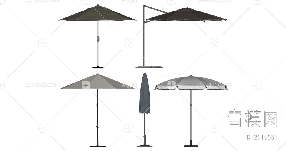 遮阳伞组合