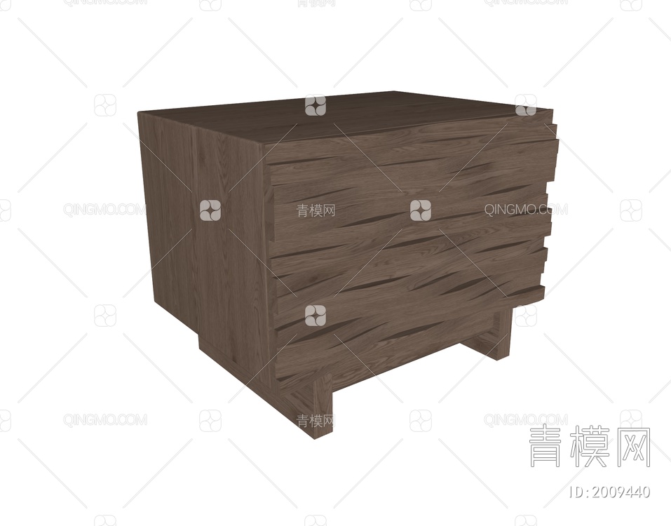 实木床头柜