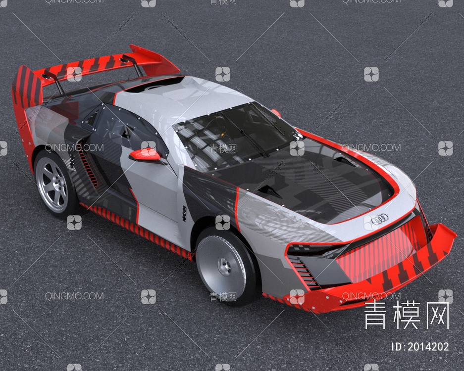 2022款奥迪S1赛车赛车汽车