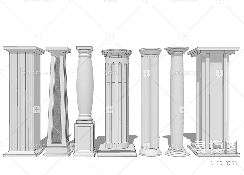 石柱 罗马柱子