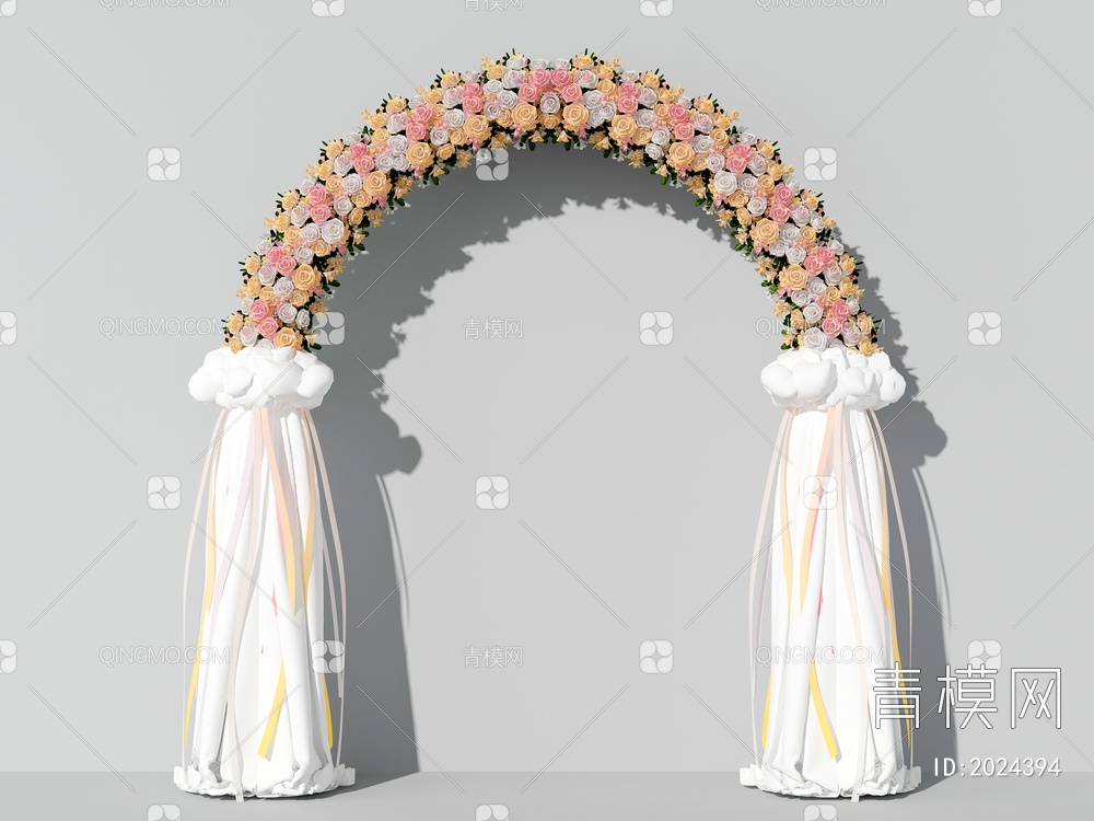 婚庆花卉门拱