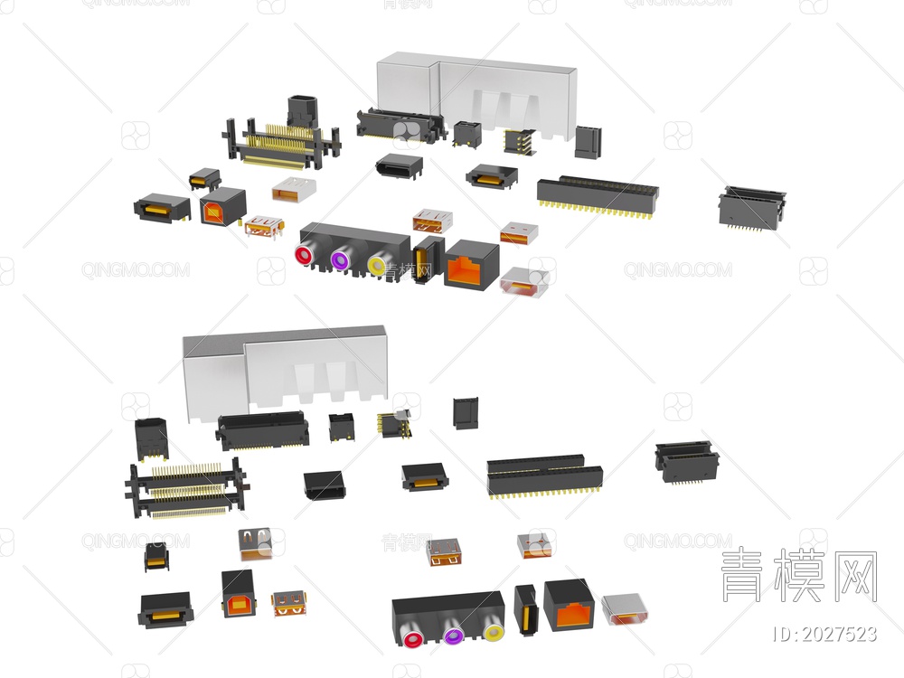 五金件 开关接口插口 USB 网线口音频口电子零件