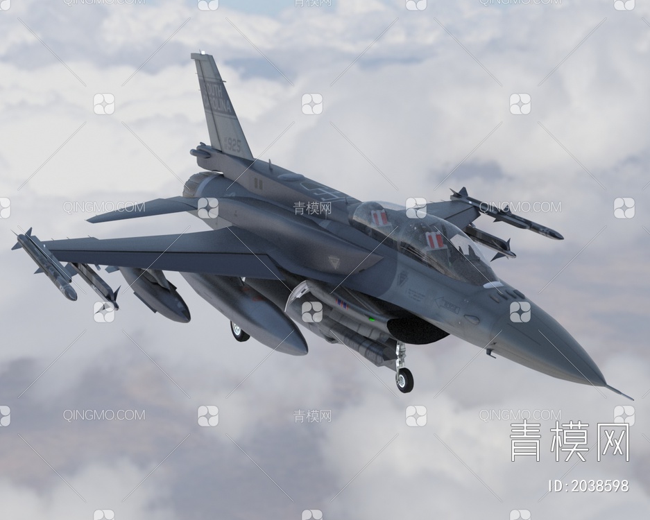 F16战斗机4喷气式多用途战斗机战隼带驾驶室控制台