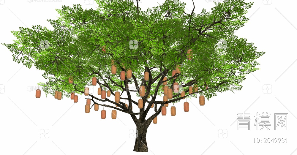 灯笼古树装饰