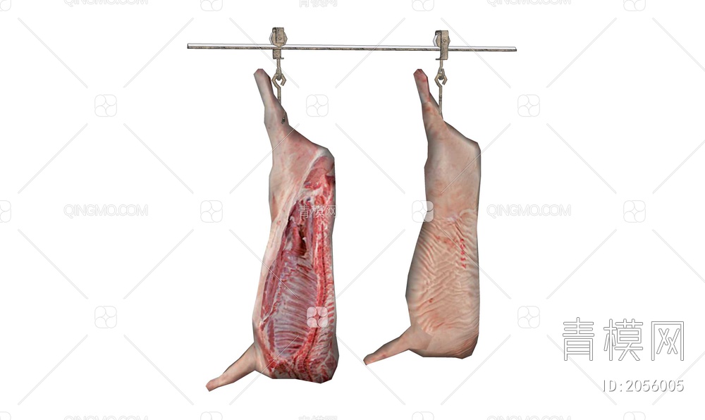 猪肉胴体 一半猪肉