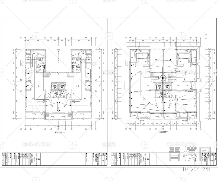 28套精选CAD设计高层建筑强电弱电施工图纸