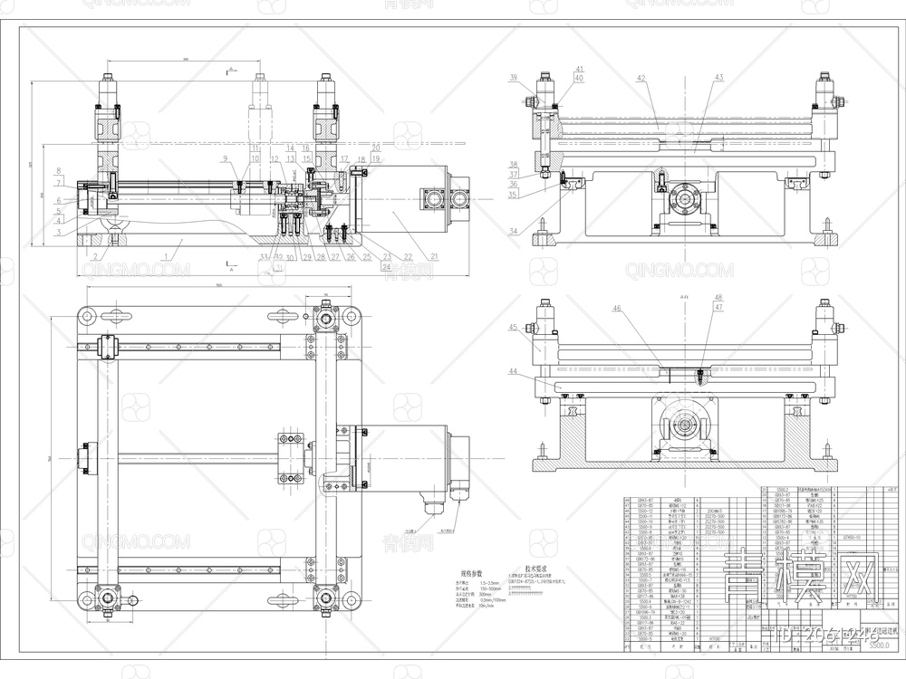 500套机械装配图CAD图纸