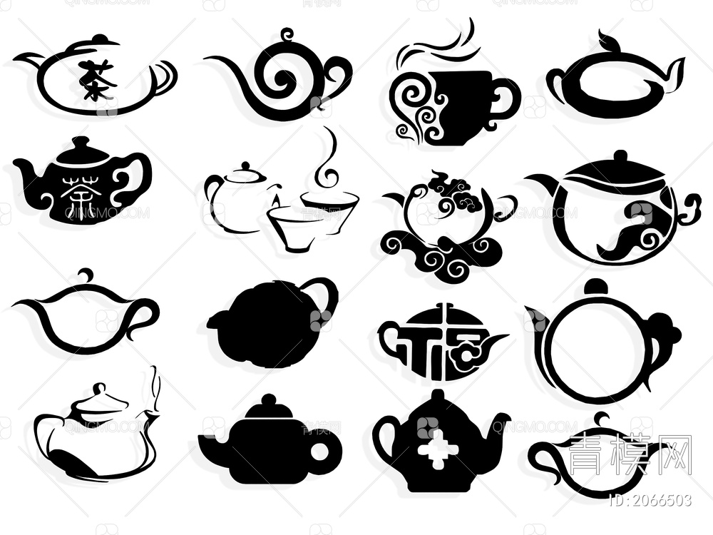 茶壶墙饰 标识