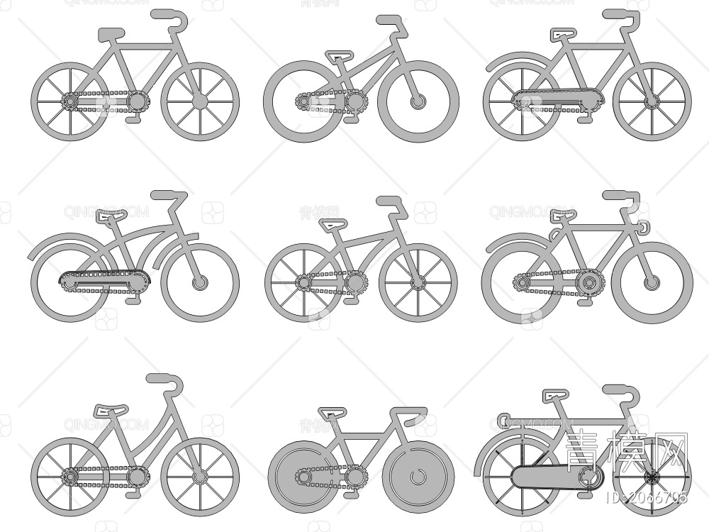 自行车 墙饰