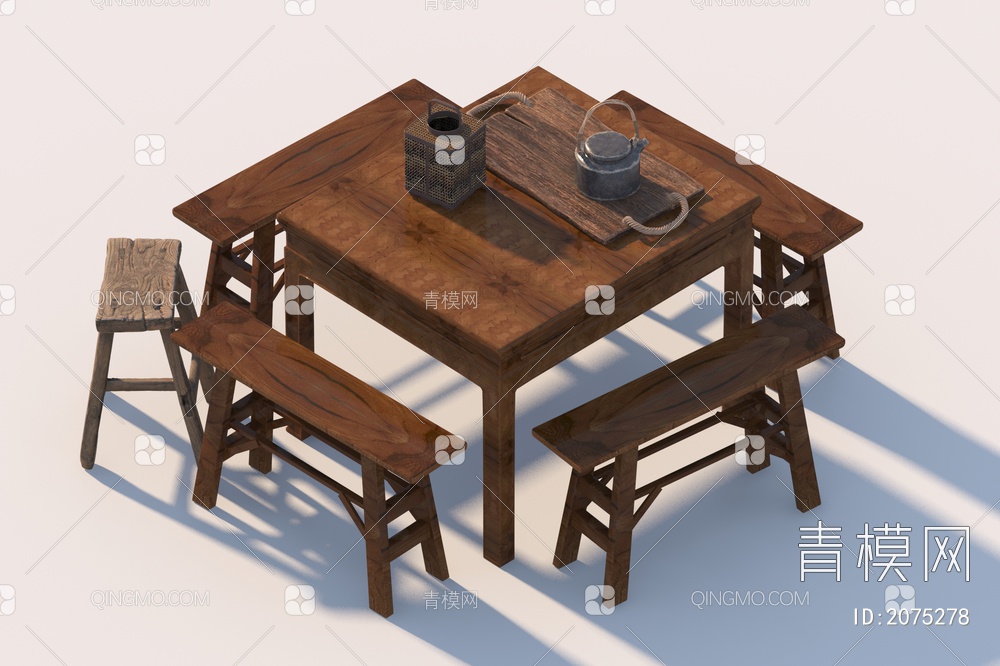 餐桌椅组合_八仙桌