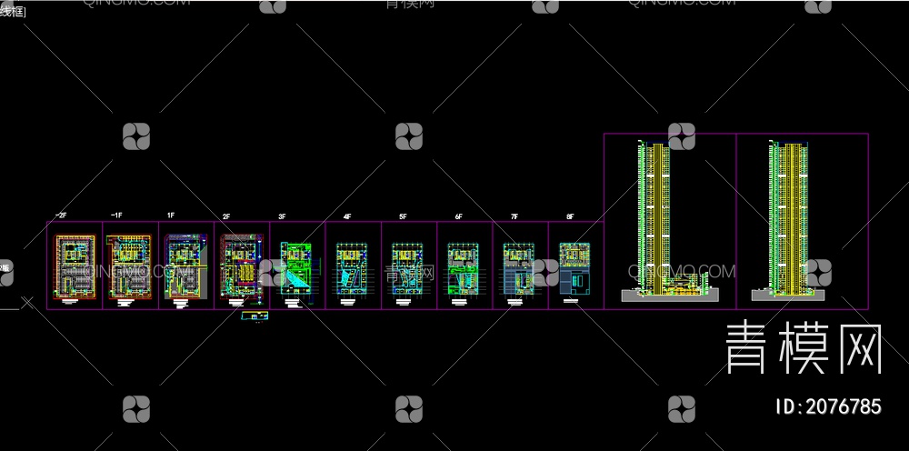 南山区科技联合大厦建筑方案设计方案文本施工图