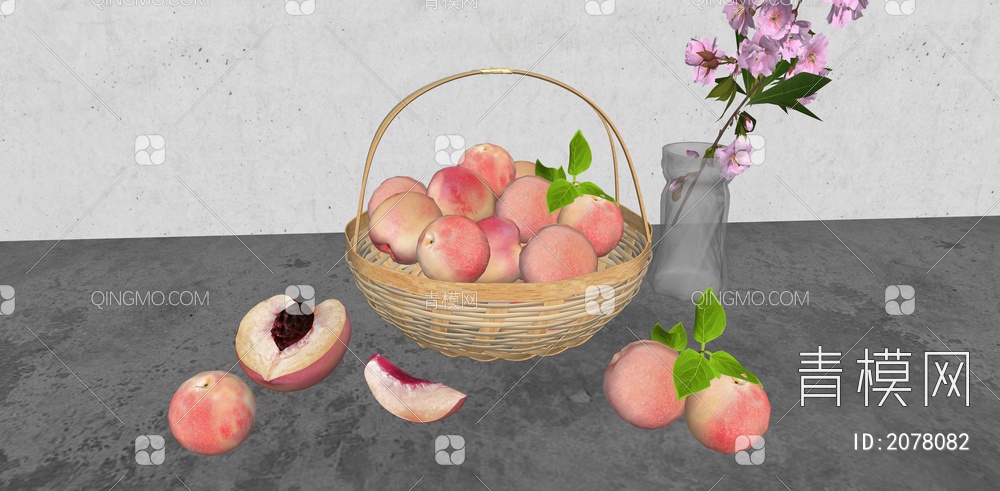 桃子水果篮