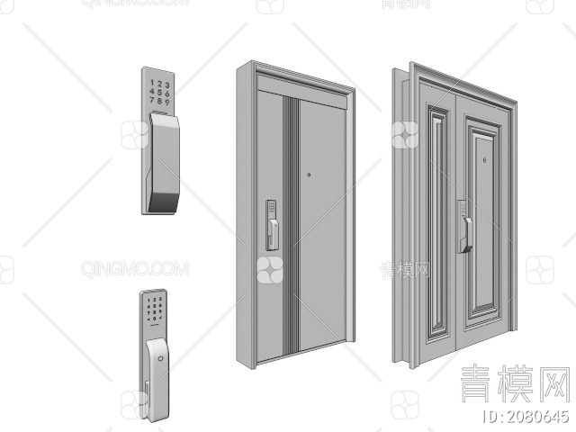 门 入户门 密码门 子母门 房门 不锈钢门 单开门 极简门 门组合