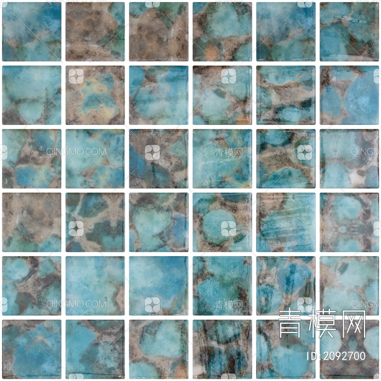 马赛克瓷砖炫彩泳池壁