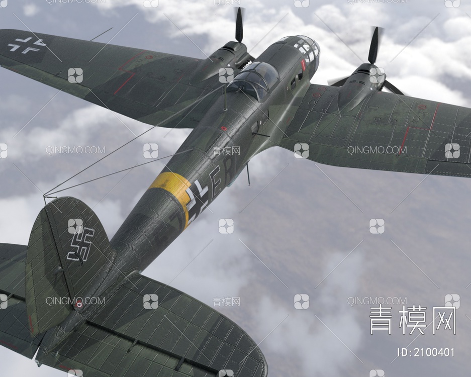 德国空军HE111轰炸机4套涂装