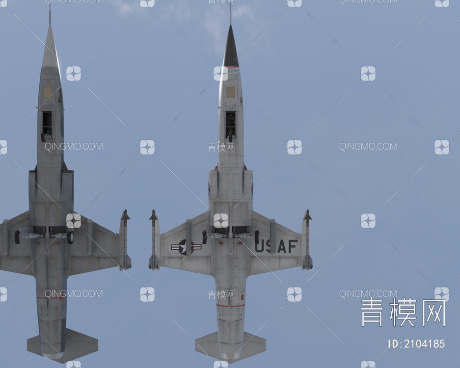 超音速F104战斗机4套涂装