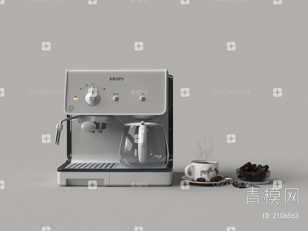 生活电器银色咖啡机