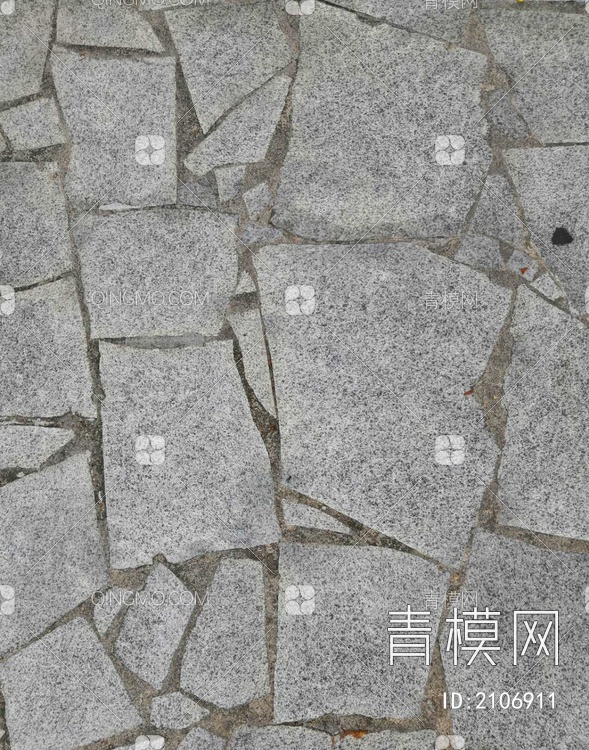 冰裂纹石材 地面铺装 料石