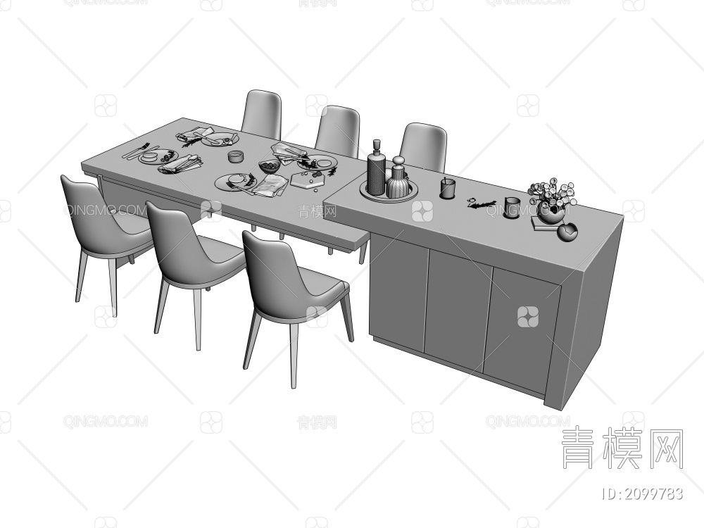 吧台吧椅 餐桌组合