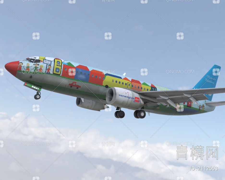 波音737300客机民航飞机带驾驶室24种涂装