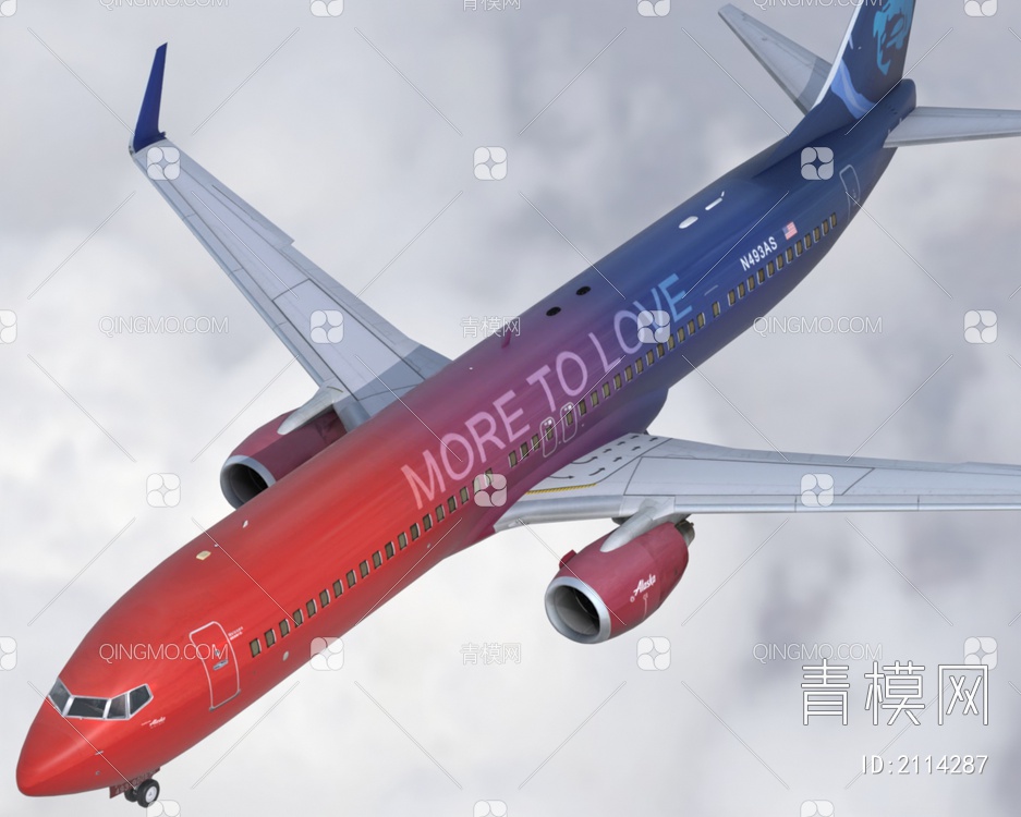 波音737900er客机民航飞机带驾驶室10套涂装
