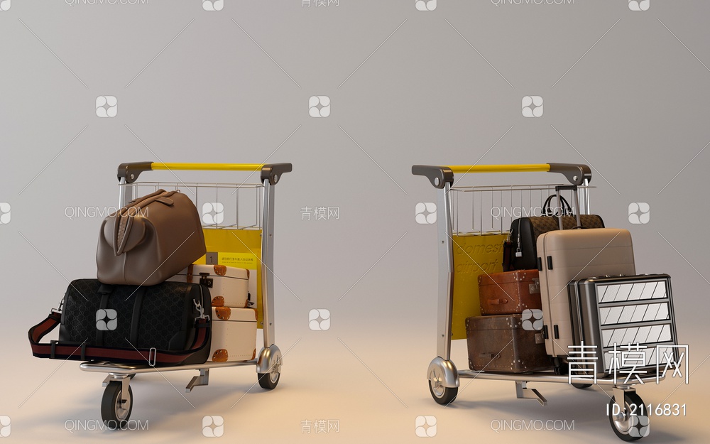 机场行李推车 行李箱