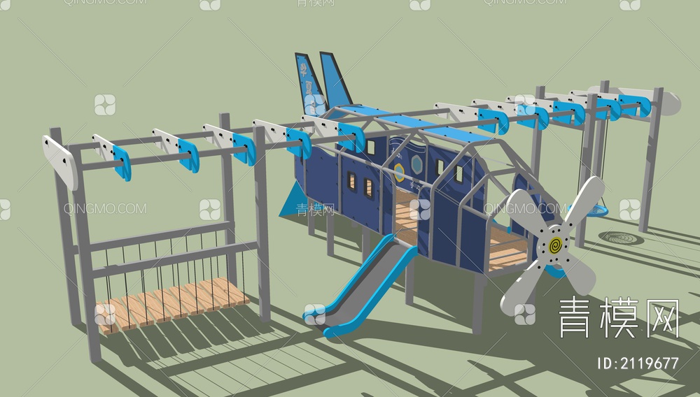 飞机儿童游乐设施
