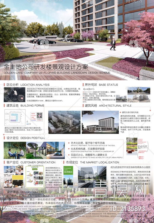 PSD免抠城市公园景观绿地设计展板