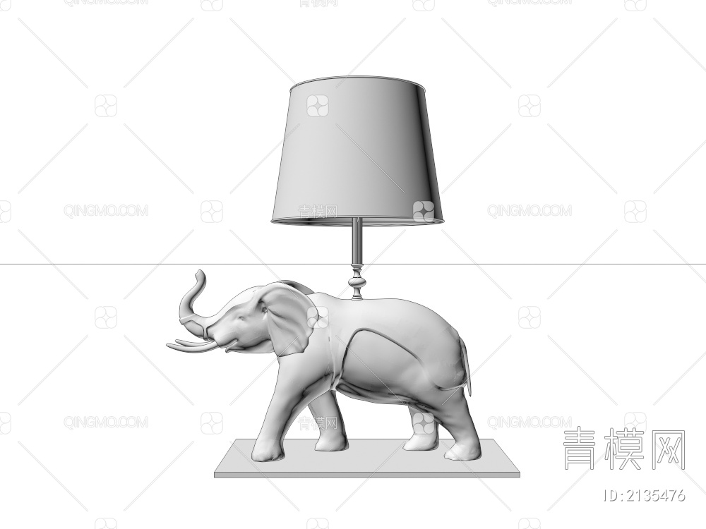大象台灯