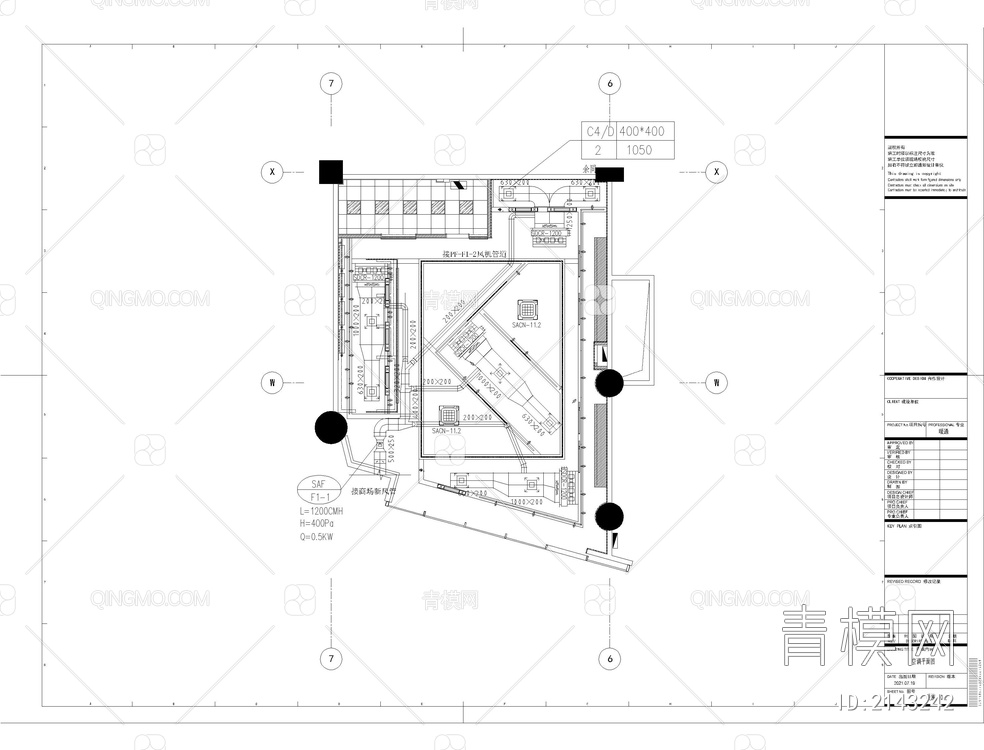 小酒馆-效果图+施工图CAD+电气排水暖通图