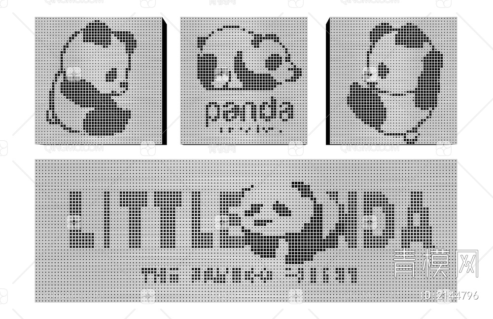 熊猫艺术穿孔板