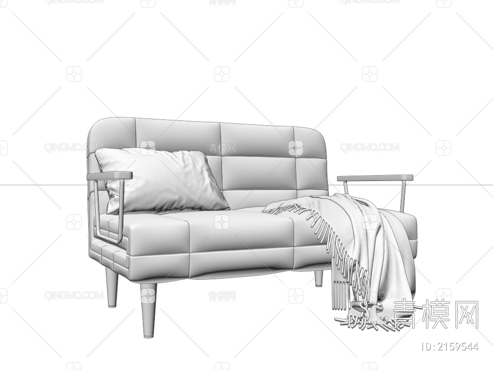 折叠两用双人沙发