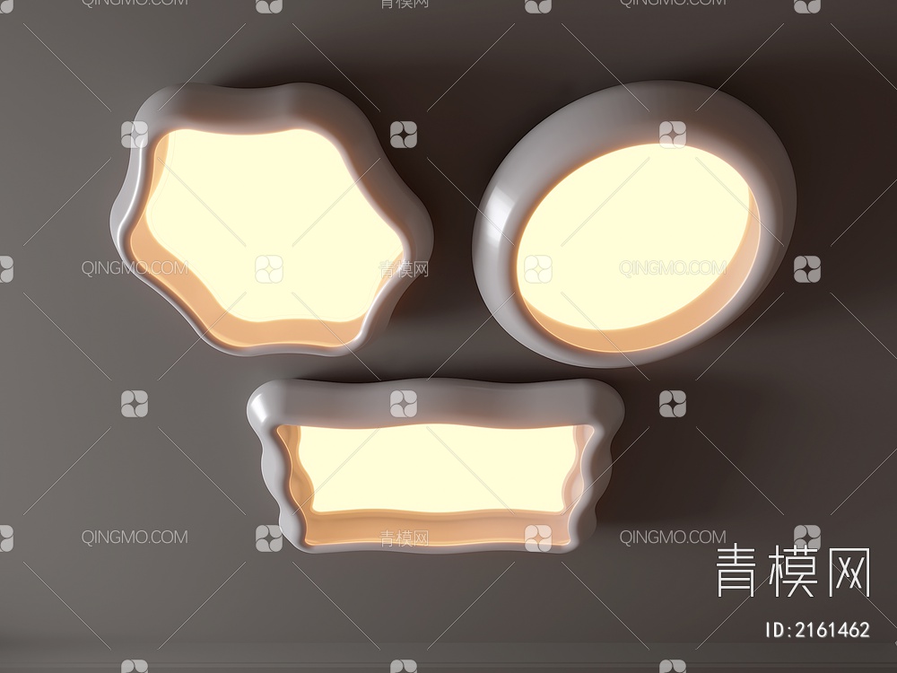 大气高档  客厅灯 卧室灯 吸顶灯 方形圆形几何形灯具组合