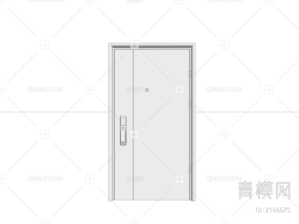 防盗门 家用安全进户门 智能指纹锁入户门