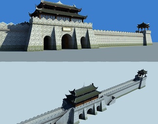 古建城楼