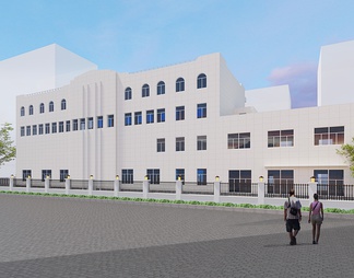 外立面建筑办公楼