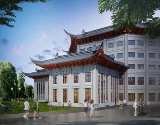 徽式八卦建筑，屋檐，翘角，斗拱