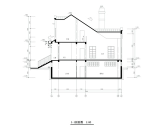新农村别墅建筑结构cad图