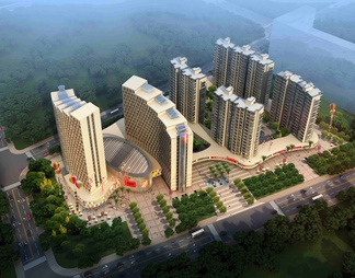 建筑景观后期psd