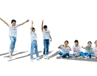 亚洲小学生人物