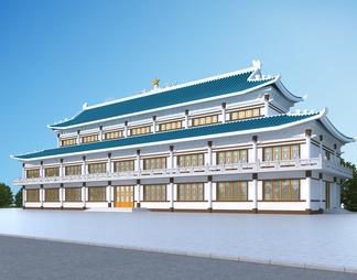 三层朝鲜办公楼