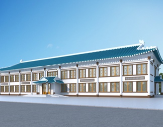 二层朝鲜建筑