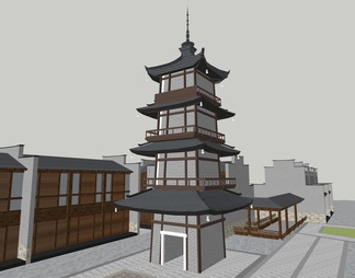 塔 观光塔 塔楼