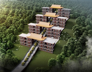 藏式走廊牌坊牌楼建筑